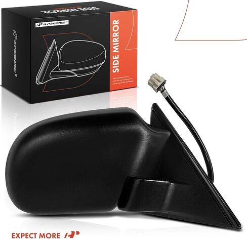 A-Premium Passenger Side Power Door Mirror - Compatible with Chevrolet Blazer 1999-2005, S10 1999-2004 & GMC Jimmy 1999-2001, Sonoma 1999-2004 & Oldsmobile Bravada 1999-2004 - Heated Manual Folding in Saudi Arabia