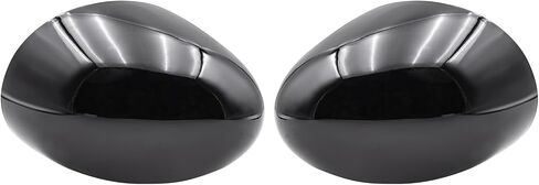 Gloss Black Door Wing Mirror Cover Cap Casing Fits For Mini 2014-2019 F55 F56 F57 F60 LHD in Saudi Arabia