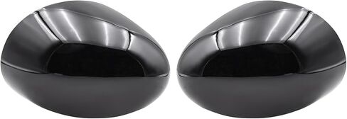 Gloss Black Door Wing Mirror Cover Cap Casing Fits For Mini 2014-2019 F55 F56 F57 F60 LHD in Saudi Arabia