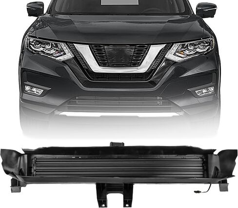 Radiator Shutter with Actuator Motor Compatible with Nissan Rogue 2016-2019, Replaces OE Number 601-356, 214214BC0A, 214216FR0A in Saudi Arabia