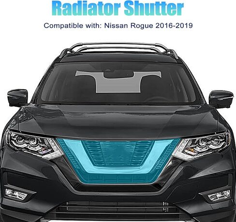Radiator Shutter with Actuator Motor Compatible with Nissan Rogue 2016-2019, Replaces OE Number 601-356, 214214BC0A, 214216FR0A in Saudi Arabia