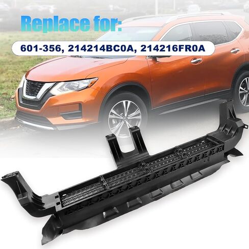 Radiator Shutter with Actuator Motor Compatible with Nissan Rogue 2016-2019, Replaces OE Number 601-356, 214214BC0A, 214216FR0A in Saudi Arabia