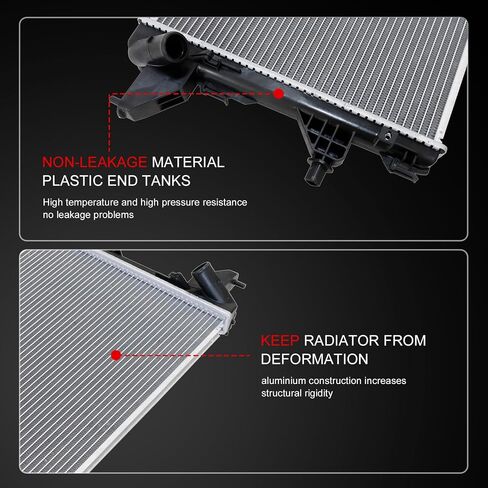 GXARTS Engine Coolant Cooling Radiator 25310AA000 Compatible With Hyundai Elantra 2.0L 2021 2022 2023 in Saudi Arabia