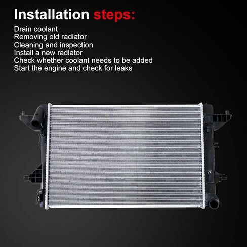 GXARTS Engine Coolant Cooling Radiator 25310AA000 Compatible With Hyundai Elantra 2.0L 2021 2022 2023 in Saudi Arabia
