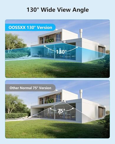 OOSSXX (بطارية الطاقة الشمسية 100% خالية من الأسلاك) شاشة الكل في واحد، نظام كاميرا أمان يعمل بالطاقة الشمسية في اتجاهين مع شاشة خارجية، نظام أمان منزلي لاسلكي، أنظمة مراقبة كاميرات واي فاي in Kuwait