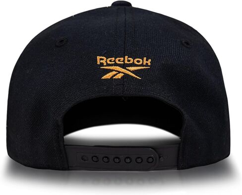 ريبوك ناقلات البيسبول قبعة | التجفيف السريع | قابل للتعديل | Snapback | كل يوم | حماية الشمس - العنبر الأسود/الكهربائي in Kuwait