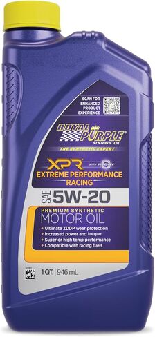 Royal Purple (06011-6PK XPR SAE 5W-20 Synthetic Racing Motor Oil - 1 Quart, (Case of 6) in Saudi Arabia