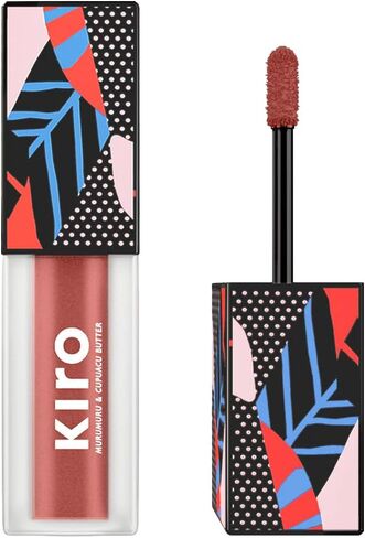 KIRO Super Butter Lip Lacquer, Maple Nude (Neutral Coral Pink) 5ml, Longlasting Lip Gloss, Intense Colour, Hi-Shine, Vegan, No Paraben, Non Toxic, Hydrating Liquid Lipstick For Moisturizing Lip, Matte in Saudi Arabia