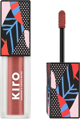 KIRO Super Butter Lip Lacquer, Maple Nude (Neutral Coral Pink) 5ml, Longlasting Lip Gloss, Intense Colour, Hi-Shine, Vegan, No Paraben, Non Toxic, Hydrating Liquid Lipstick For Moisturizing Lip, Matte in Saudi Arabia