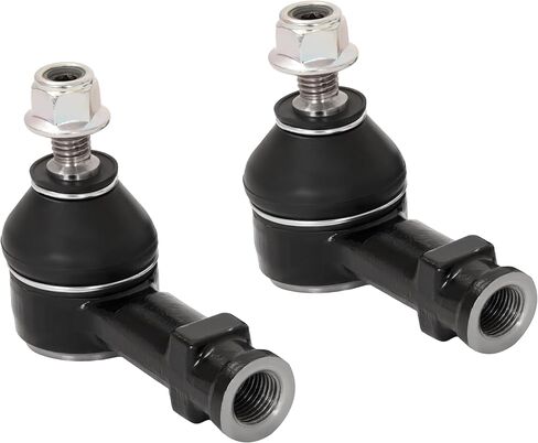 Steering Front Outer Tie Rods Compatible with 2006-2011 Ford Focus 2.0L 2.3L 2.5L Replacement For 8S4Z3A130A 8S4Z3A130B Steel 2PCS in Saudi Arabia