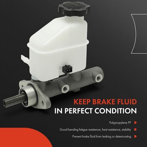 A -Premium Brake Master Cylinder مع الخزان والمستشعر المتوافق مع مركبات Hyundai - Elantra 2006 2007 2009 2008 2010 in Saudi Arabia