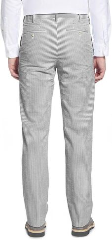 Mens Casual Summer Seersucker Slim Fit Pants Suit Separate Beach Trousers in Saudi Arabia