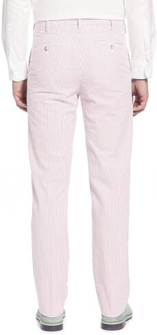 Mens Casual Summer Seersucker Slim Fit Pants Suit Separate Beach Trousers in Saudi Arabia