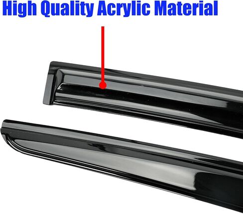 Tinted Window Visor Guard Window Visors Rain Guard Shade Deflector Replacement for Q50 2014-2020 in Saudi Arabia