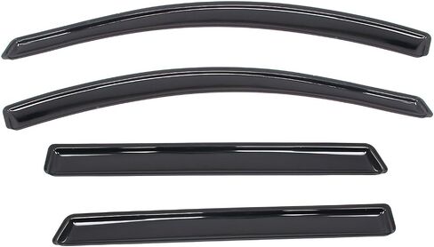 Ikon Motorsports in Channel Window Vensors متوافقة مع Journey 2009-2020 Dodge ، و Smoke Smoke/Litted Rain ، وينفرفون الرياح الجانبية 4pcs in Saudi Arabia