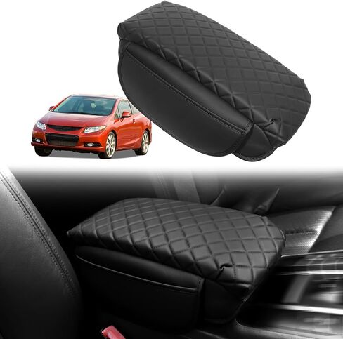 Center Armrest Console Cover لـ Honda Civic 2012 2013 2014 2015 Civic Armrest Lips Cover Cover Accessories (1215 Civic) in Kuwait