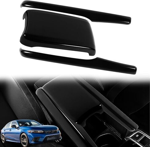 Center Armrest Console Cover لـ Honda Civic 2012 2013 2014 2015 Civic Armrest Lips Cover Cover Accessories (1215 Civic) in Kuwait