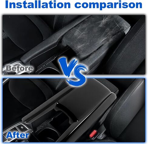 Center Armrest Console Cover لـ Honda Civic 2012 2013 2014 2015 Civic Armrest Lips Cover Cover Accessories (1215 Civic) in Kuwait