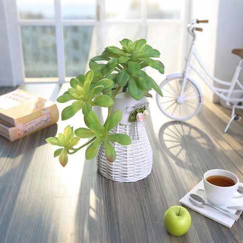 2pcs Artificial Succulent Plants, Realistic Large Fake Succulents, Artificial Hanging Ornaments for Decor in Saudi Arabia