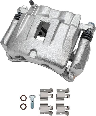 Detroit Axle - Front 2PC الفرامل الفرجار لـ 99-04 Jeep Grand Cherokee ، 2 قرص الفرامل الفرجار 1999 2000 2001 2002 2003 2004 استبدال in Saudi Arabia
