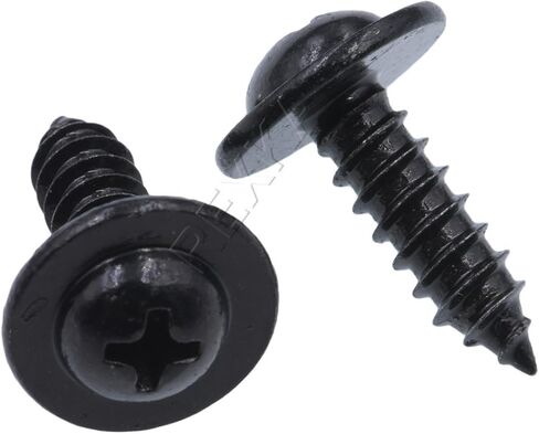 Rexka 30pcs Door Trim Panel Plash Shield Bezel Tapping Screw متوافق مع Hyundai 12492-05163 Accent Elantra Genesis Sonata in Saudi Arabia