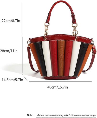 حقيبة يد كولون للسيدات ، تصميم مخطط ، ليدي totebag للنساء سعة كبيرة 2025 جديدة في أكياس كروسوديس. in Saudi Arabia