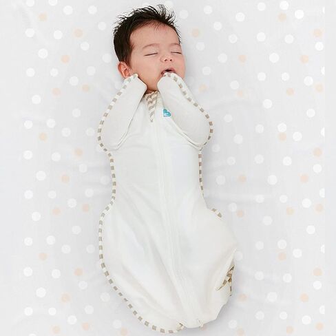 Love to Dream Organic Swaddle, Baby Sleep Sack, Swaddle Up Self-Soothing Swaddles for Newborns, Get Longer Sleep, Snug Fit Helps Calm Startle Reflex, 1.0 Tog Sleep Sack, 8-13lbs, Mint in Kuwait