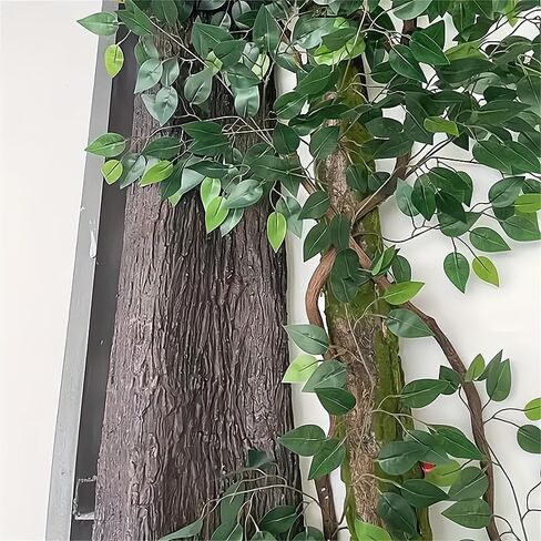 Artificial Tree Bark Multiple Sizes Silicone Fake Bark for Pillars Pipes Poles Wrapping Simulation Decoration Indoor Outdoor Tree Trunk Wall & Fake Christmas Tree (78.74inch x 39.37inch) in Saudi Arabia