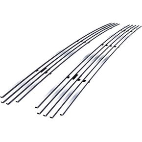APS Premium Stainless Steel Chrome Polished 8x6 Horizontal Billet Grille Grill Insert Compatible with Ford Bronco Sport 2021 2022 2023 2024 2025 Main Upper N19-S16256F in Saudi Arabia