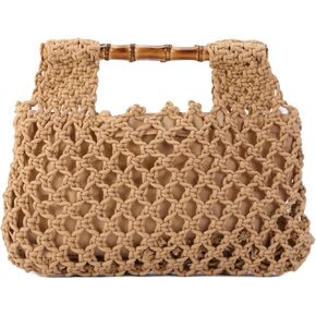 نساء القش المنسوجة شبكة اليد حقيبة يد الخيزر in Kuwait