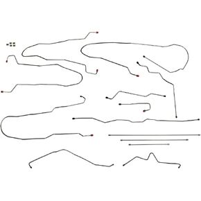 Inline Tube Compatible with 2001-06 Chevrolet GMC 2/4WD 2500HD 3500 All Cab & Bed Lengths Complete Brake Line Kit, Stainless in Saudi Arabia