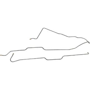 Inline Tube Compatible with 1976-83 Jeep CJ5, 1976-86 CJ7, 1981-85 CJ8 3/16" Right & Left Front Brake Lines 2pc, OE Steel in Saudi Arabia