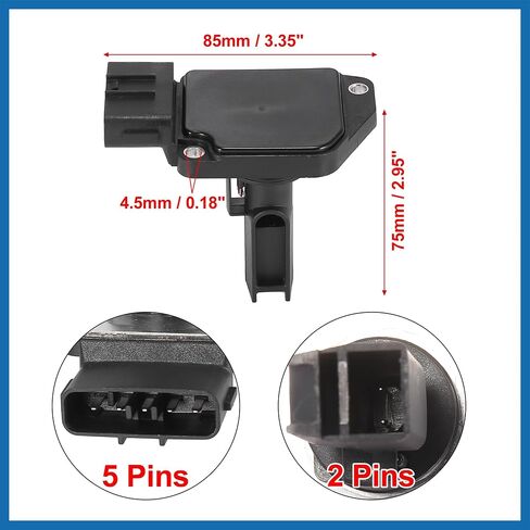 22204-0C010 MAF Mass Air Flow Meter Sensor 22204-75010 for Toyota Tacoma 2000-2004 Item Replacement in Saudi Arabia