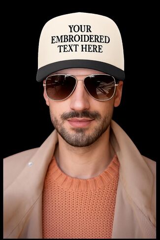 Customizable Snapback Baseball Cap, Two-Tone Hat, Personalized Embroidered Headwear, Pink Baseball Cap, Trendy Embroidery Hat in Saudi Arabia