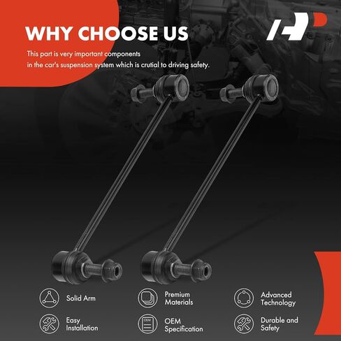 A-Premium 2 x Front Sway Bar Links Stabilizer Bar Links, Compatible with Ram ProMaster City 2015-2022 in Saudi Arabia