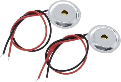 10 Pcs Piezoelectric Piezo Ceramic Wafer Plate Dia 15mm for Buzzer Loudspeaker + Aluminum Shell in Saudi Arabia