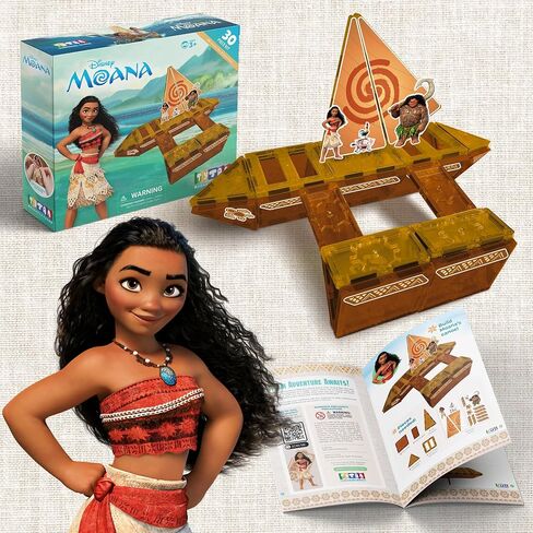 Tytan Tiles مرخص رسميًا مجموعة بناء 30 قطعة من Disney Moana Mathet in Kuwait