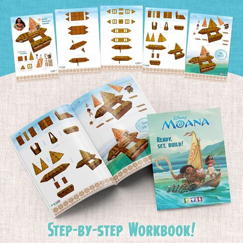 Tytan Tiles مرخص رسميًا مجموعة بناء 30 قطعة من Disney Moana Mathet in Kuwait