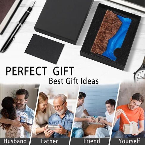 Minimalist Wallet for Men,Slim RFID Blocking Wallet,Durable Expandable Compact Plate, Matel Credit Card Holder,Cash Strap/Money Clip (Matte Carbon Fiber) in Saudi Arabia