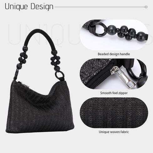 حقيبة حمل قش Emper for Women Contping Beach Bass Corte Counter Pres in Kuwait