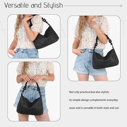 حقيبة حمل قش Emper for Women Contping Beach Bass Corte Counter Pres in Kuwait