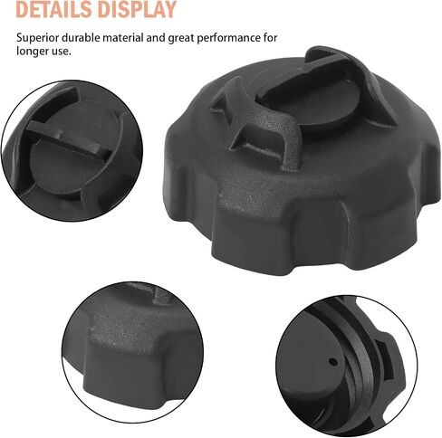 Manual Vent Gas Cap Compatible with Old Style Portable Boat Gas Tank 621501-10 Gas Tank Cap, Black in Saudi Arabia