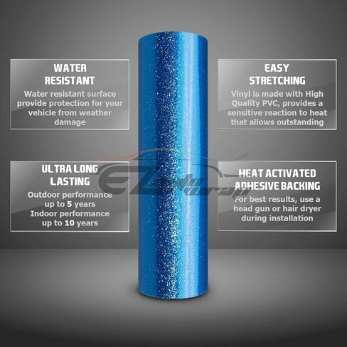Sample White Premium High Gloss Glitter Sparkle Metallic Car Vinyl Wrap Sticker Decal Film Sheet Bubble Free Air Release Technology - 4"X8" (10cm x 20cm) Sample in Saudi Arabia