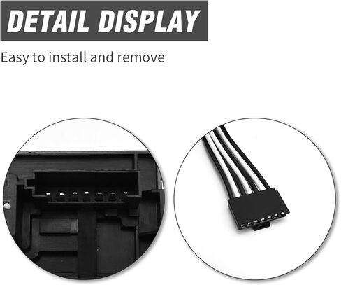 89019100 HVAC Fan Blower Motor Resistor Kit with Harness, Replacement for Chevy, Replacement for Buick Rainier, Replacement for GMC Envoy XL, Replacement for Isuzu Ascender, Replaces 15862656 in Saudi Arabia