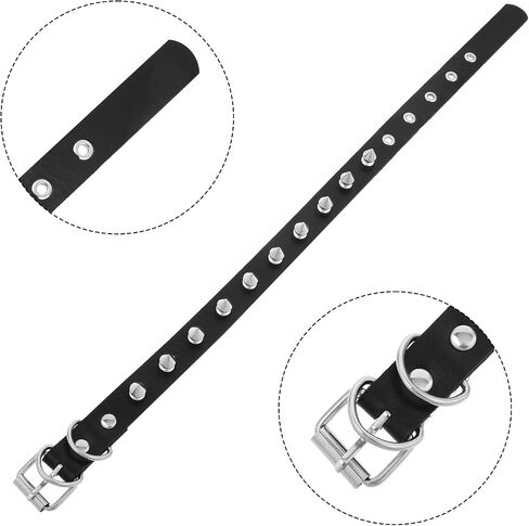 3 Pieces Leather Choker Collar and Bracelets Combo Punk Rock Gothic Jewelry Set, Punk Accessories, Emo Costume Accessories for 80s and 90s Vintage Women Men in Saudi Arabia