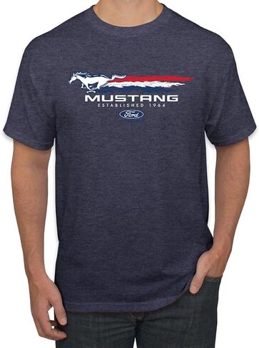 Ford Mustang USA Pony Logo Est 1964 Classic Racing Logo Cars and Trucks Shirt in Saudi Arabia
