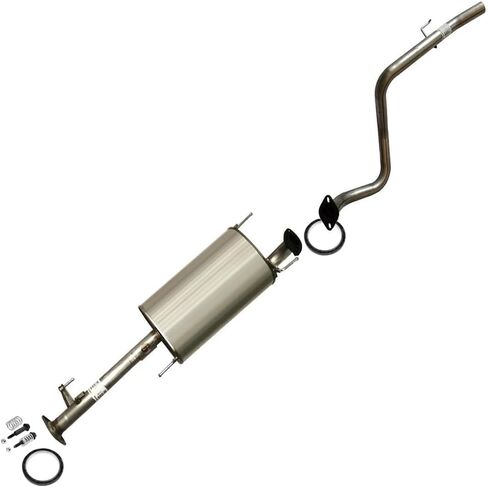 Northeastern Exhaust | Stainless Steel Muffler, Tailpipe Exhaust System Kit Compatible for Toyota 4Runner 2010-2017 4.0L | Free Gaskets and Spring Bolt Kit Included | Automotive Replacement Part in Saudi Arabia