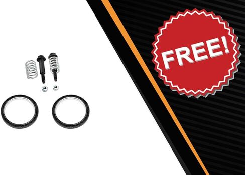 Northeastern Exhaust | Stainless Steel Muffler, Tailpipe Exhaust System Kit Compatible for Toyota 4Runner 2010-2017 4.0L | Free Gaskets and Spring Bolt Kit Included | Automotive Replacement Part in Saudi Arabia