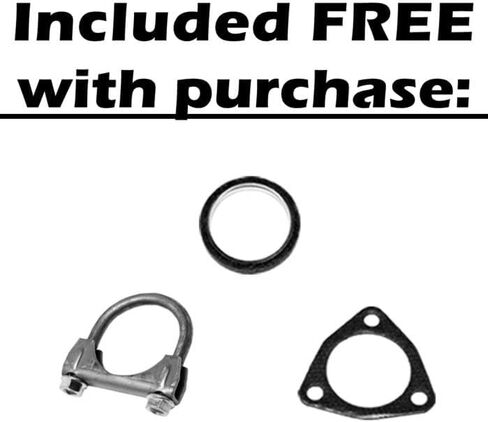 Northeastern Exhaust - Muffler Exhaust Pipe System Kit Compatible With: 1998-2002 Accord Coupe 2.3L in Saudi Arabia