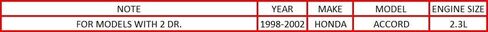 Northeastern Exhaust - Muffler Exhaust Pipe System Kit Compatible With: 1998-2002 Accord Coupe 2.3L in Saudi Arabia